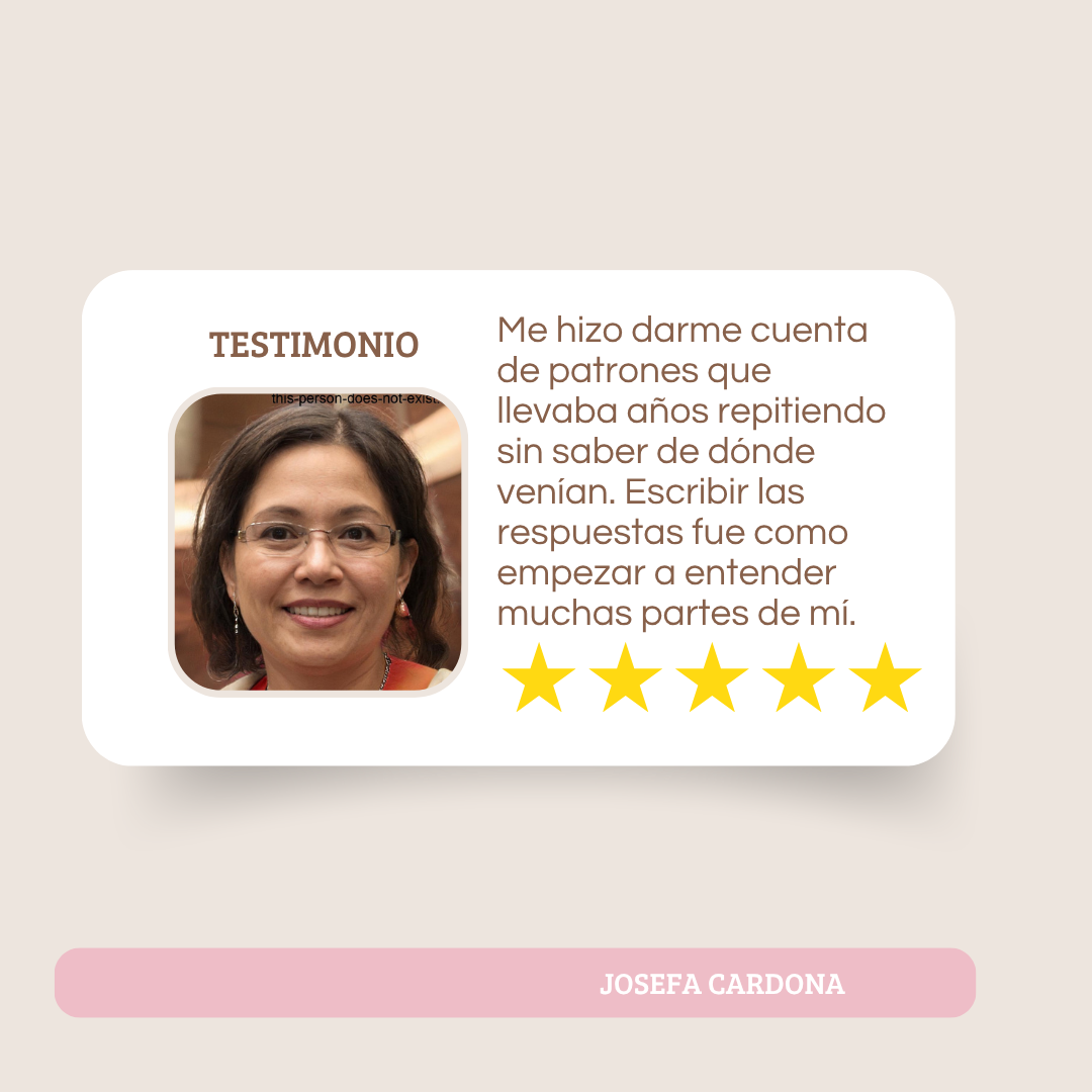 Testimonio 1 de una lectora de VOLVER A MÍ