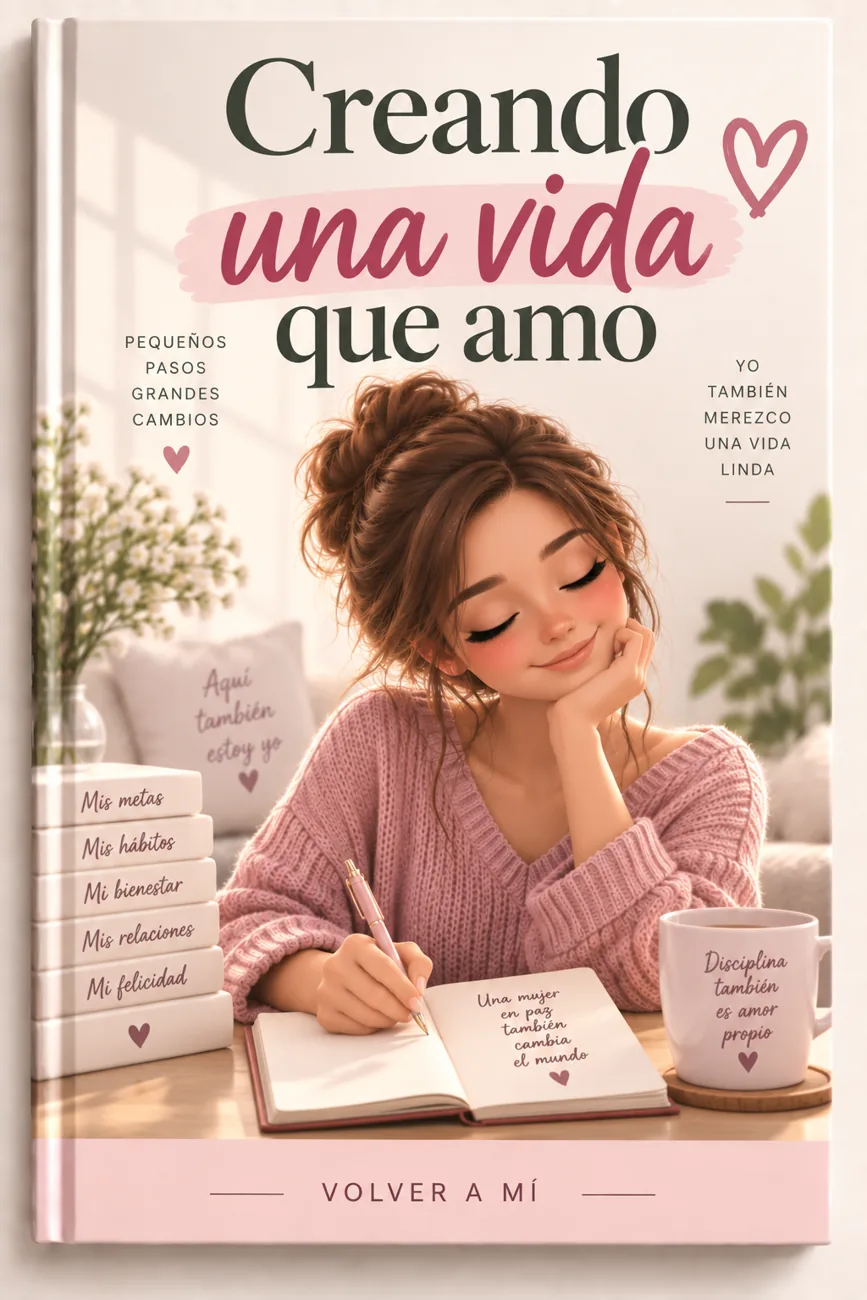 Portada del cuaderno Creando una vida que amo