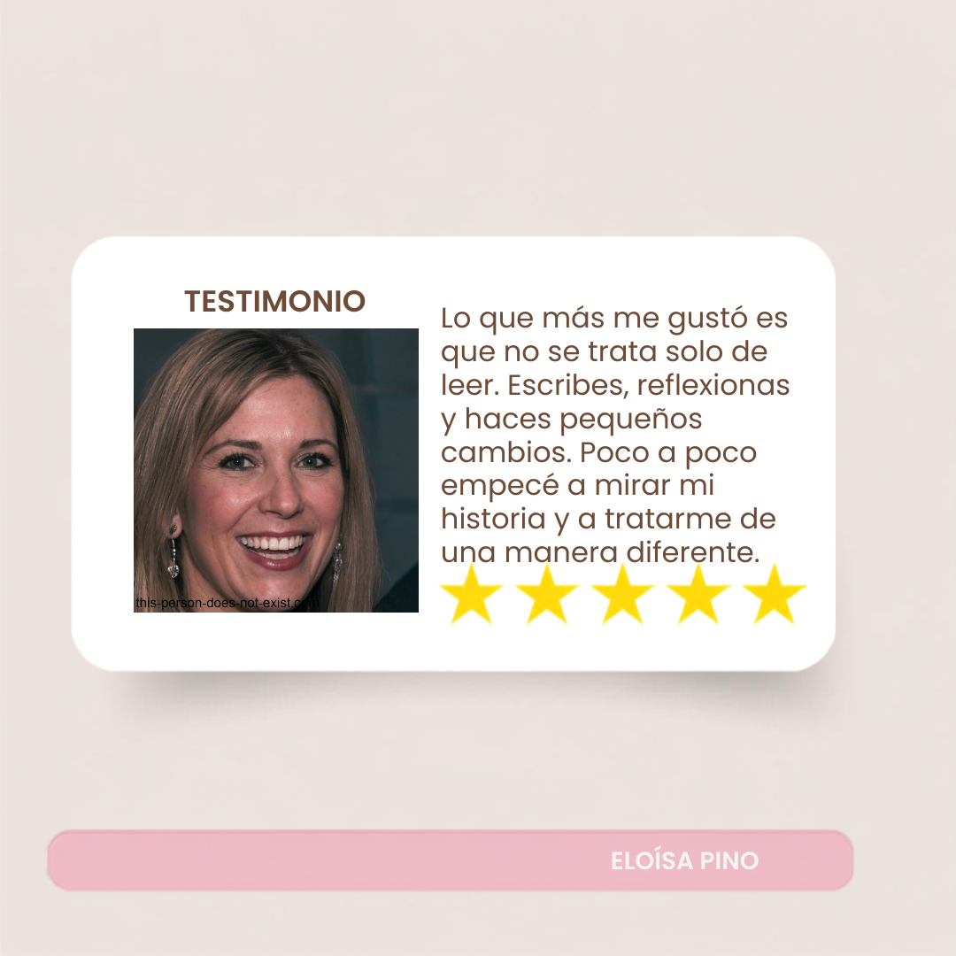Testimonio 4 de una lectora de VOLVER A MÍ